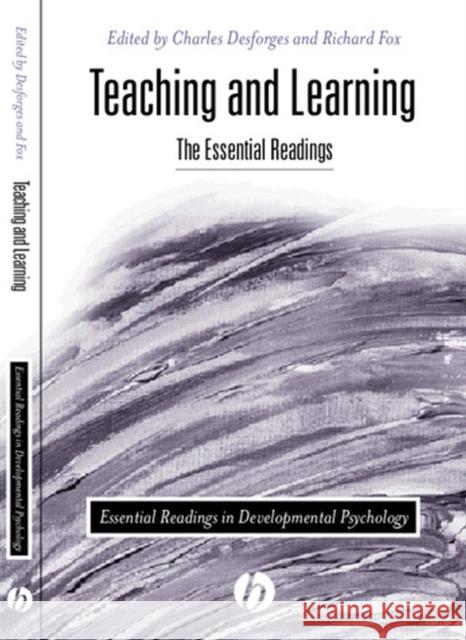 Teaching and Learning Desforges, Charles 9780631217480