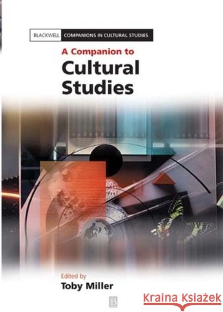 Comp Cultural Studies Miller, Toby 9780631217886 Blackwell Publishers