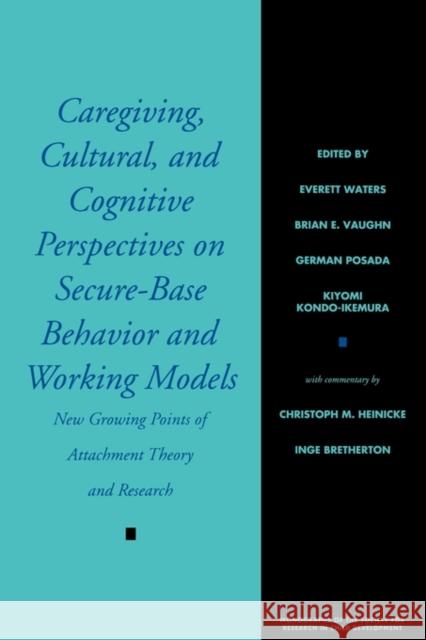 Caregiving Cultural and Cognitive Waters, Everett 9780631224495 Blackwell Publishers