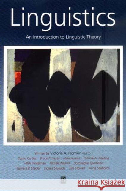 Answer Key for Linguistics: An Introduction to Linguistic Theory Fromkin, Victoria A. 9780631228493