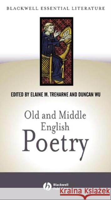 Old and Middle English Poetry Duncan Wu 9780631230731 Blackwell Publishers