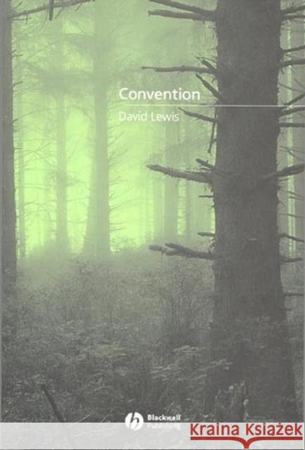 Convention Lewis, David 9780631232575 BLACKWELL PUBLISHERS