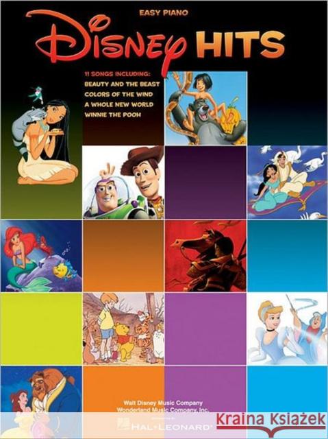 Disney Hits: Easy Piano - 11 Songs Hal Leonard Publishing Corporation 9780634035234 Hal Leonard Corporation