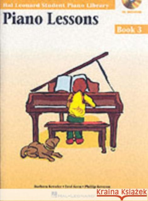 Piano Lessons Book 3  & Audio: Hal Leonard Student Piano Library  9780634055560 Hal Leonard Corporation