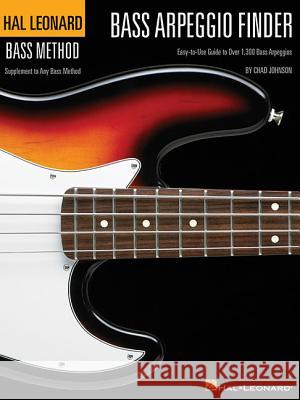Bass Arpeggio Finder Chad Johnson 9780634073281 Hal Leonard Corporation