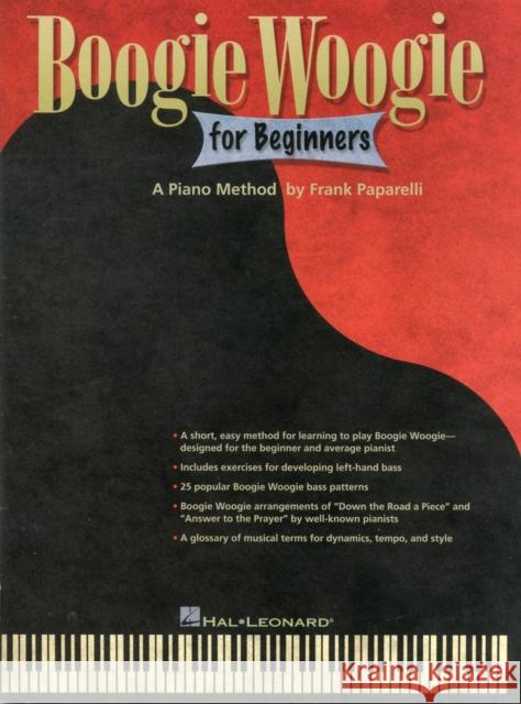 Boogie Woogie for Beginners Hal Leonard Corp 9780634093470