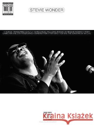 Stevie Wonder Stevie Wonder 9780634094859 Hal Leonard Publishing Corporation