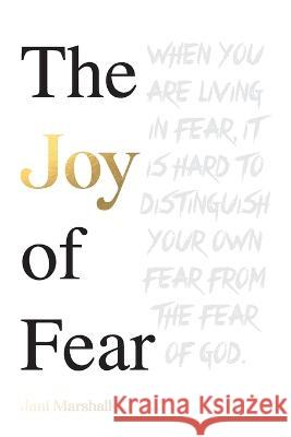 The Joy Of Fear Jani Marshall   9780645774122 Ark House Press