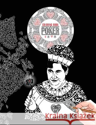 Coloring Book of Poker Madame, Jr. Moustache The Governor of Poker                    Underdog 9780648178385 Gutter Margin