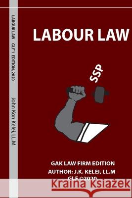 Labour Law LL M. John Kon Kelei 9780648284888 Bor Publishers