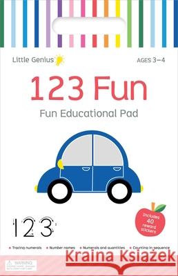 123 Fun: Fun Educational Activity Pad with Carry Handle Shelley Cox 9780655226253 Lake Press