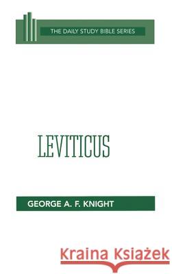 Leviticus George Angus Fulton Knight John C. L. Gibson 9780664218027