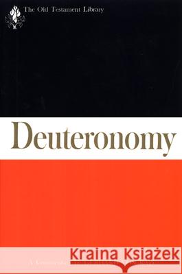 Deuteronomy: A Commentary Rad, Gerhard Von 9780664221874 Westminster John Knox Press