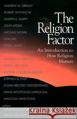 The Religion Factor: An Introduction to How Religion Matters William Scott Green, Jacob Neusner 9780664256883 Westminster/John Knox Press,U.S.