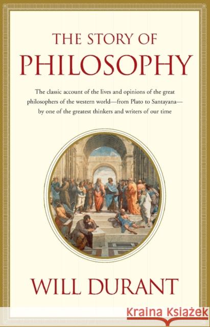 Story of Philosophy Will Durant 9780671201593 Simon & Schuster