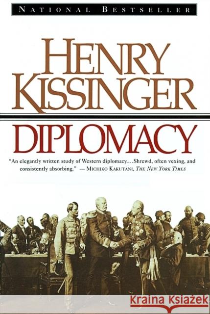 Diplomacy Henry Kissinger 9780671510992 Simon & Schuster