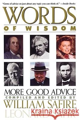 Words of Wisdom William Safire 9780671695873 Simon & Schuster