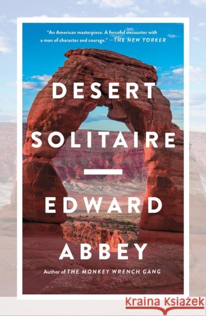 Desert Solitaire Edward Abbey Peter Parnall 9780671695880 Touchstone Books