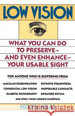 Low Vision Helen Neal 9780671706425 Fireside Books