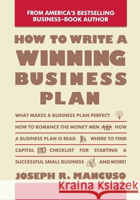 How to Write a Winning Business Report Joseph R. Mancuso 9780671763589 Simon & Schuster