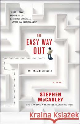 The Easy Way out Stephen McCauley Jane Rosenman Robert Thurman 9780671787387 Washington Square Press