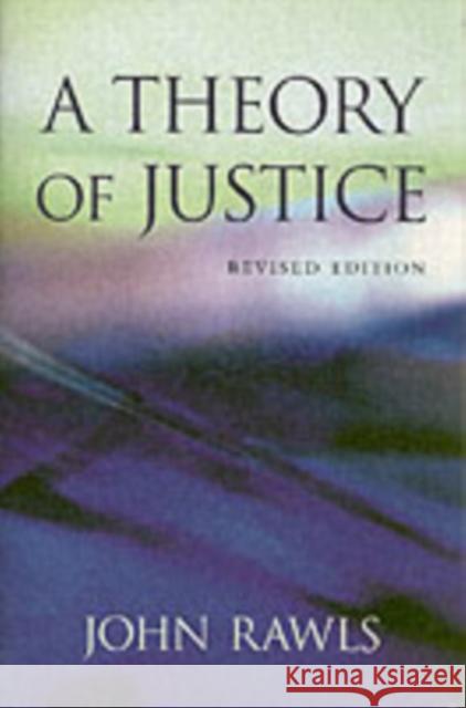 A Theory of Justice Rawls, John 9780674000780