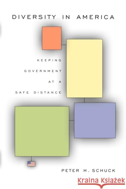 Diversity in America: Keeping Government at a Safe Distance Schuck, Peter H. 9780674018549 Belknap Press