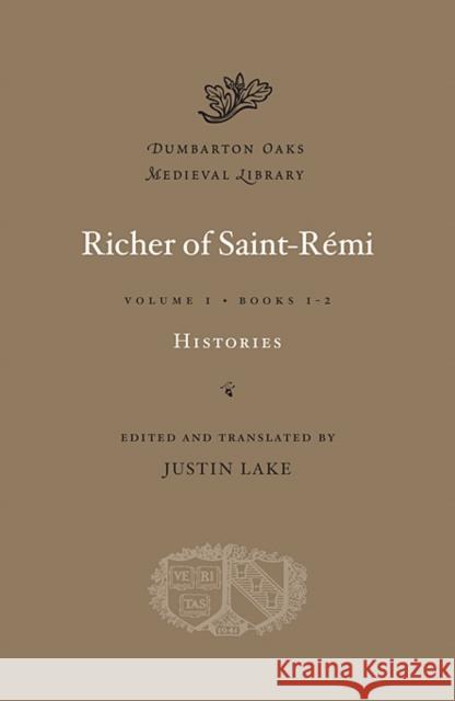 Histories Richer of Saint-Rémi 9780674060036 Harvard University Press