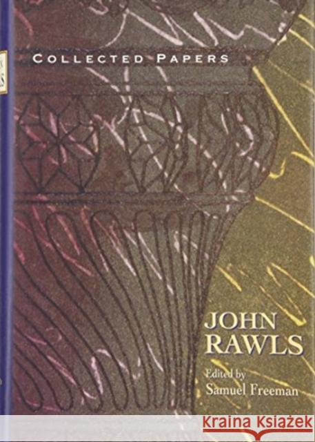 Collected Papers John Rawls Samuel Freeman John Rawls 9780674137394 Harvard University Press