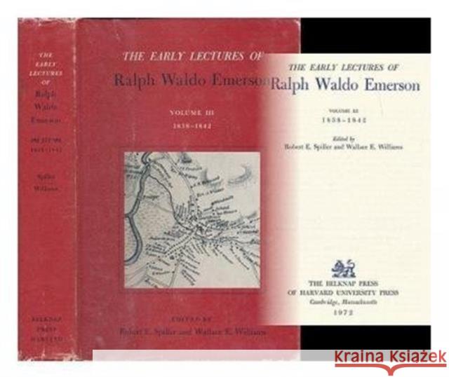 Early Lectures of Ralph Waldo Emerson Emerson, Ralph Waldo 9780674221529 Belknap Press