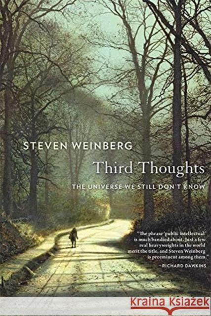 Third Thoughts: The Universe We Still Don't Know Weinberg, Steven 9780674241473 Belknap Press: An Imprint of Harvard Universi