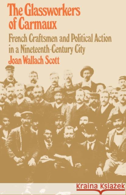 The Glassworkers of Carmaux Scott, Joan Wallace 9780674354418