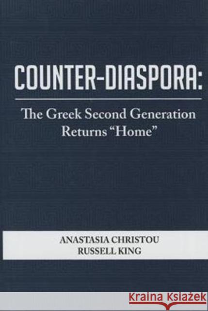 Counter-Diaspora: The Greek Second Generation Returns 