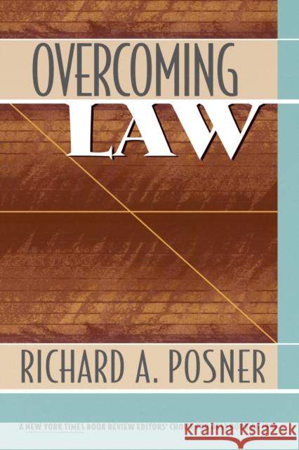 Overcoming Law Richard A. Posner 9780674649262