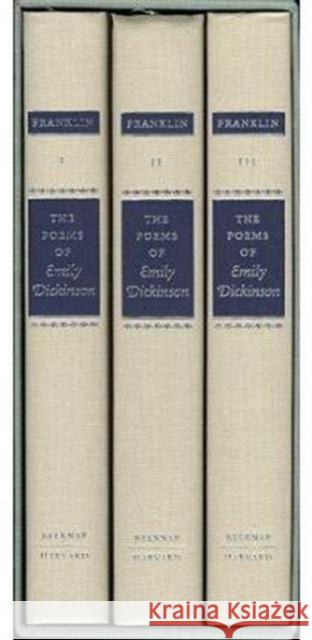 The Poems of Emily Dickinson: Variorum Edition Dickinson, Emily 9780674676220 Harvard University Press