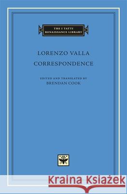 Correspondence Lorenzo Valla 9780674724679 0