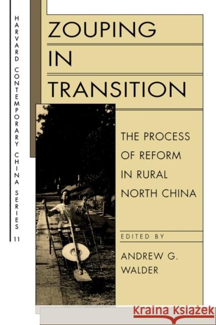 Zouping in Transition: The Process of Reform in Rural North China Walder, Andrew G. 9780674968561