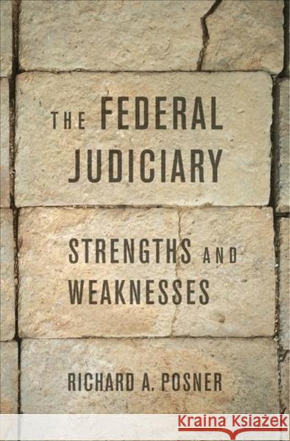 The Federal Judiciary Posner 9780674975774 Harvard University Press