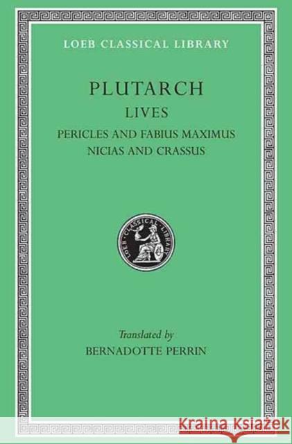 Lives Plutarch 9780674990722 Harvard University Press