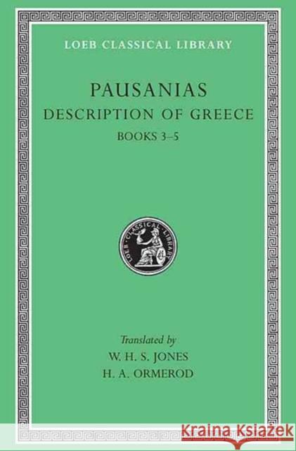 Description of Greece Pausanias 9780674992078