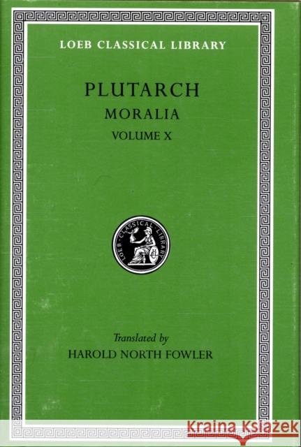Moralia Plutarch 9780674993549 Harvard University Press