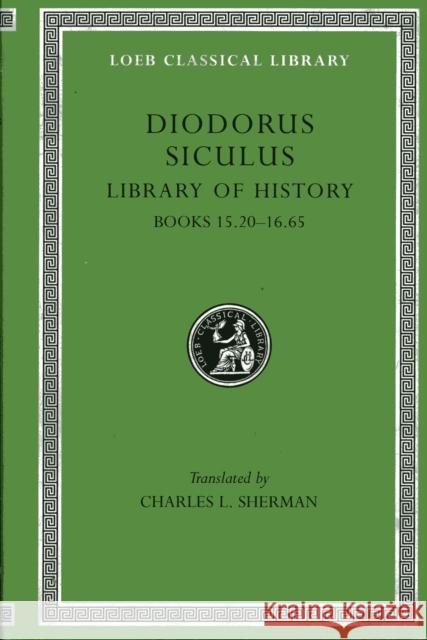 Library of History Diodorus Siculus 9780674994287