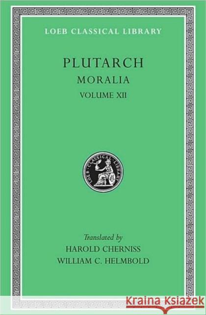 Moralia Plutarch 9780674994478 Harvard University Press