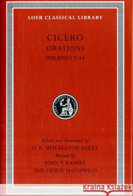 Philippics 7-14 Cicero 9780674996359 Harvard University Press
