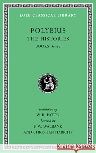 The Histories Polybius 9780674996601 Harvard University Press