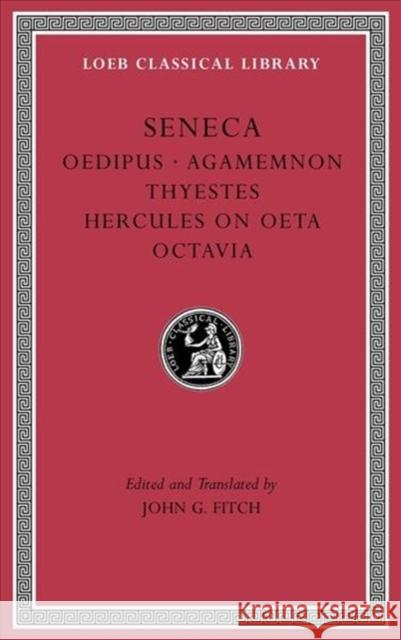 Tragedies Seneca 9780674997189 Harvard University Press
