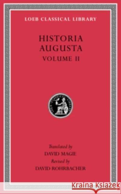 Historia Augusta David Magie David Rohrbacher 9780674997455 Harvard University Press