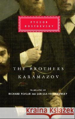 The Brothers Karamazov: Introduction by Malcolm Jones Dostoevsky, Fyodor 9780679410034 Everyman's Library