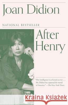 After Henry Joan Didion 9780679745396