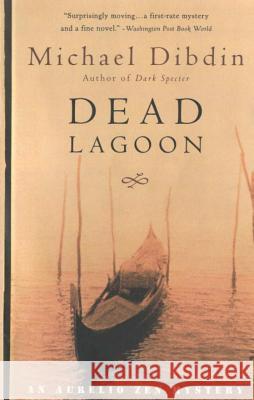 Dead Lagoon: An Aurelio Zen Mystery Michael Dibdin 9780679753117 Vintage Books USA